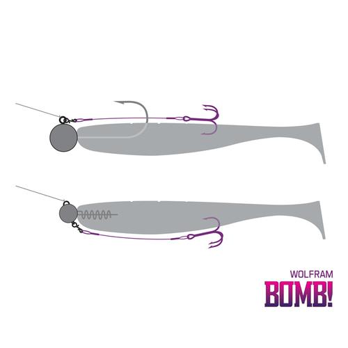 BOMB! Twisto RIGS Wolfram / 3db - #6/6cm - Image 2