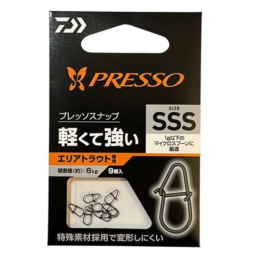 Daiwa Presso Trout Area Snap SSS, kapocs