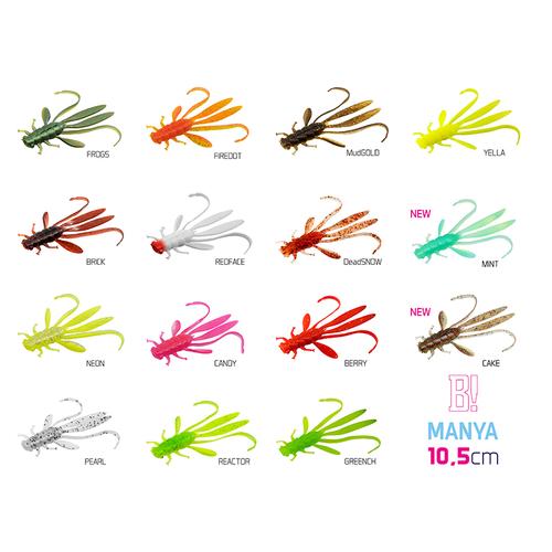 Delphin MANYA UVs nimfa / 5db - 10.5cm/FIREDOT- TÉLI AKCIÓ
