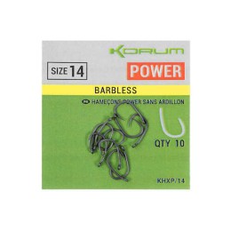 Xpert power barbless hooks - size 10