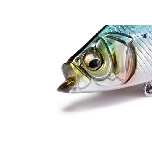 Megabass Cutvib 55 HW 55mm 10g Seethrough Mat Lime wobbler - Image 3