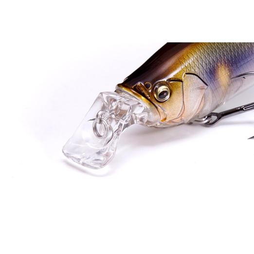 Megabass Ixi Shad TYPE-R 57mm 7g Clear Hot Tiger wobbler - Image 3