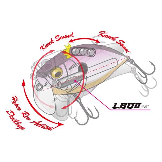 Megabass O.R.C Over Rev Crank 70mm 17.5g Kasumi Ito wobbler - Image 4