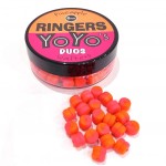 Ringers yoyo duos orange and pink (8mm)