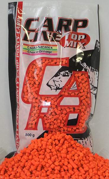 Topmix carp line fluoro csoki-narancs etető pellet