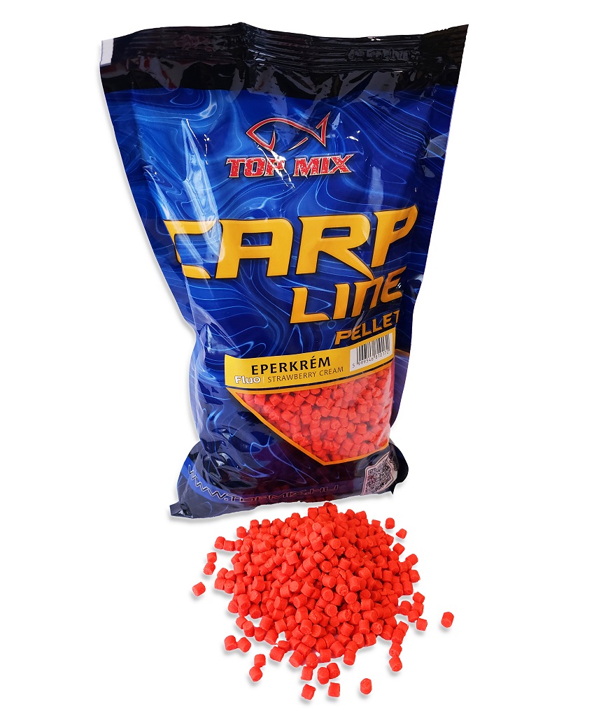 Top mix carp line fluoro, eperkrém etető pellet