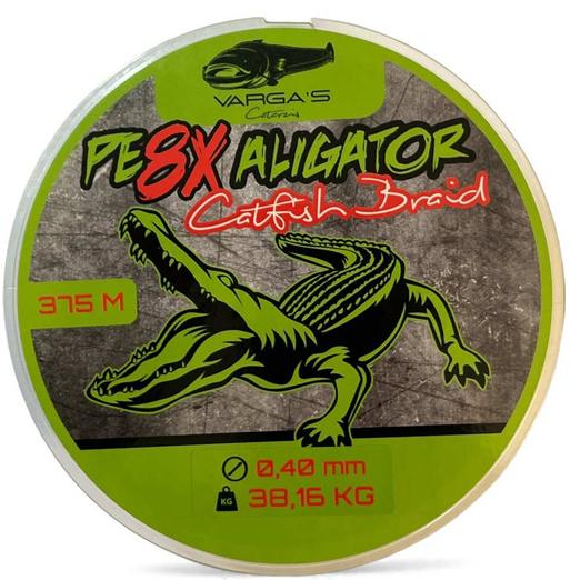 Varga's 8X Aligator Catfish braid 0,40 mm 375m