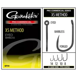 Gamakatsu PRO-C XS METHOD A1 PTFE Barbless #10