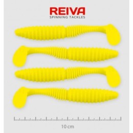 Reiva Zander Power Shad 10cm 4db/cs /Citromsárga/ (9901-102)
