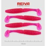 Reiva Zander Power Shad 10cm 4db/cs /Pink-Flitter/ (9901-105)