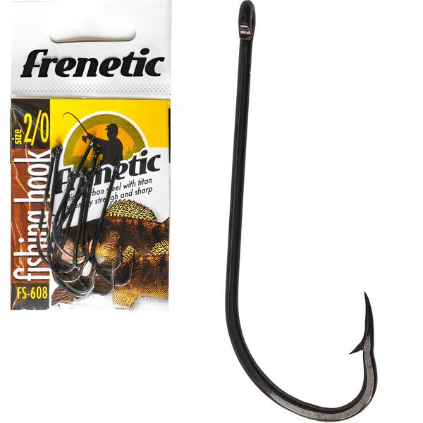 Frenetic Horog Black Nikkel Egyenes Szárú Süllős Csukás - Image 4