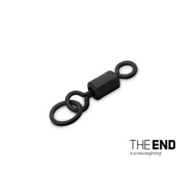 Delphin THE END Ring Swivel / 10db, #4 / 28 kg pontyozó forgó gyűrűvel