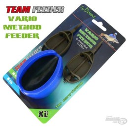 By Döme TEAM FEEDER Vario Method Feeder kosár szett L 25 g