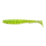 FISHUP U Shad 4 es 8db 055 Chartreuse Black
