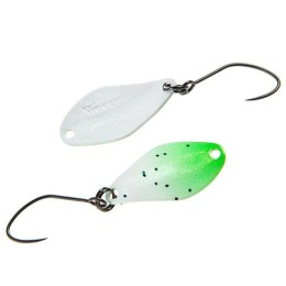 Nories Masukuroto Weeper 20mm 0.6g #066 kanál villantó (Chartreuse Glitter / Perl)