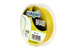 Kamasaki Braid Yellow Fonott Zsinór 100m