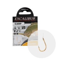 Excalibur Kötött Horog Carp Classic Gold