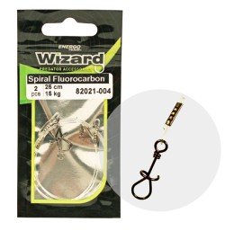 Wizard Spirál Fluorocarbon Előke 2db/csomag
