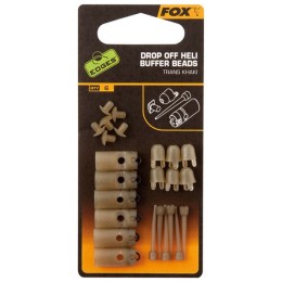 FOX Edges Drop OFF Heli Buffer Beads 6DB Trans khaki ütköző Csomag