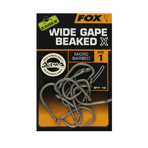 FOX Edges Wide Gape Beaked X Bojlis Horog