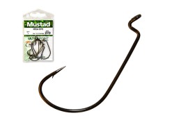 Mustad Mega Bite Worm Offset Horog