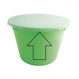 Maver Copertura Secchio Plastica 13 Liter Vödör Fedél