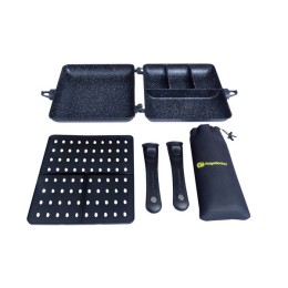 Ridgemonkey Connect Combi & Steamer Sütő ÉS Pároló Szett XXL Granite Edition