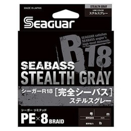 Seaguar R18 Kanzen Seabass Stealth Gray Fonott Zsinór 150m