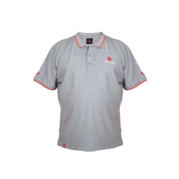 Nytro Light Marl Grey Polo Shirt