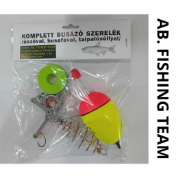 AB FISHING - KOMPLETT BUSÁZÓ SZERELÉK 100gr-os úszóval