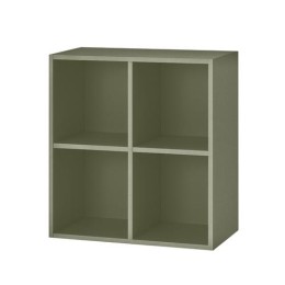 Boxie nyitott fali szekrény 80x80x37 cm zöld