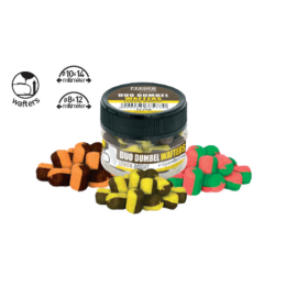 Carp Zoom FC Duo Dumbel Wafters horogcsali, o8x12 mm, mangó, barack, 15 g