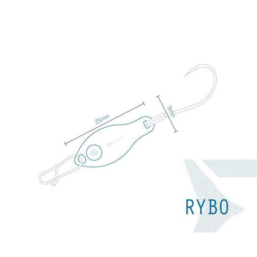 Delphin RYBO 0.5g AURO kanál villantó - Image 3