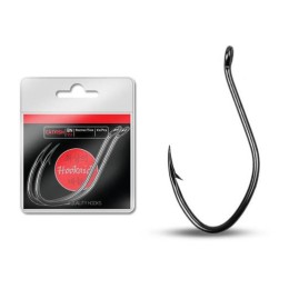 Delphin HKD Catfish ring 6/0 Black nickel 3pcs hook