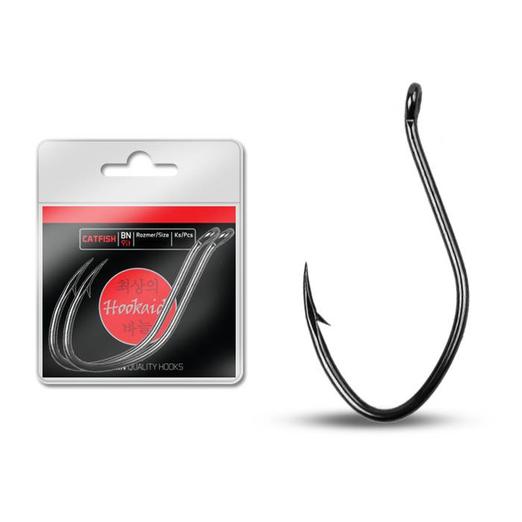 Delphin HKD Catfish ring 6/0 Black nickel 3pcs hook