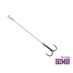 Delphin Bomb Twisto Rigs Wolfram 12 cm #2 pergető előke 3db