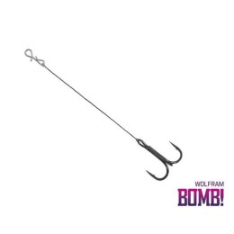 Delphin Bomb Twisto Rigs Wolfram 12 cm #2 pergető előke 3db