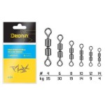 Delphin Hi speed double rolling swivel A-04 BN/14 dupla forgó 10db