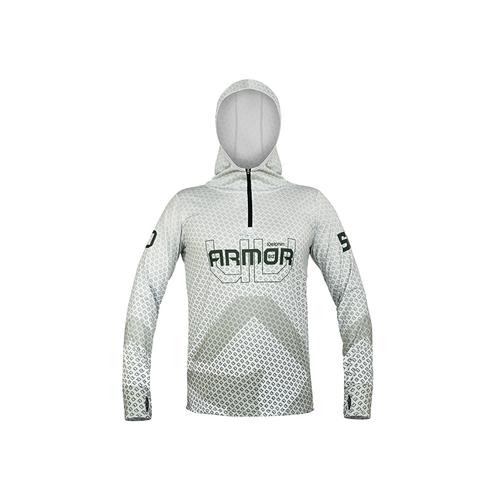 Delphin UV ARMOR 50+ Kapucnis hosszúujjú póló - Olive (XXL) - Image 6