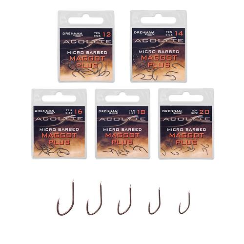 Drennan Acolyte Maggot Plus horog Micro szakállas 12-es