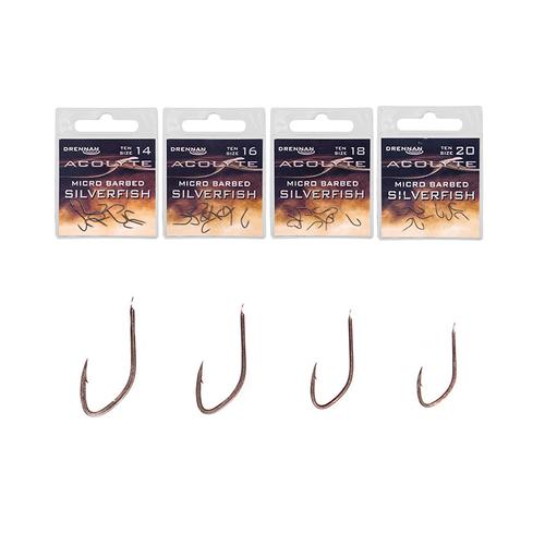 Drennan Acolyte Silverfish horog Micro szakállas 20-as