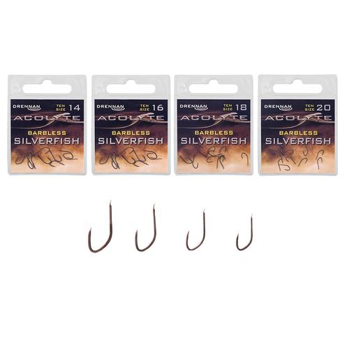 Drennan Acolyte Silverfish horog Szakáll nélküli 14-es