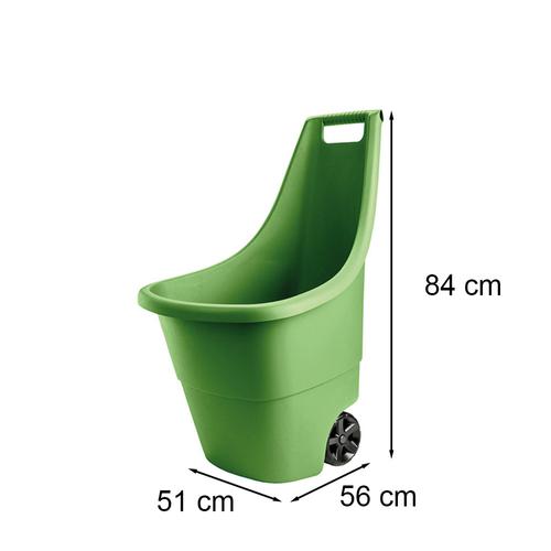 Easy go breeze műanyag kerti talicska 50l rezeda zöld - Image 3