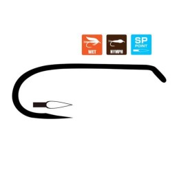 Tiemco Fly TMC3761SP-BL #10 Barbless legyező horog 20db/csg