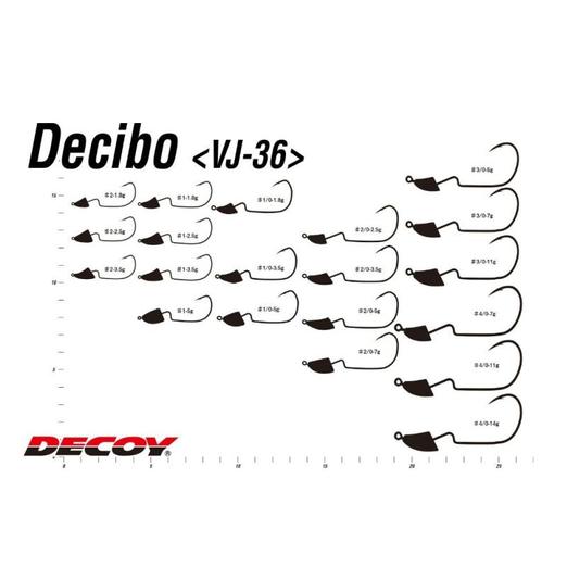 Decoy Offset VJ-36 Decibo Violence #1/0 1,8gr jigfej 4 db/csg - Image 3