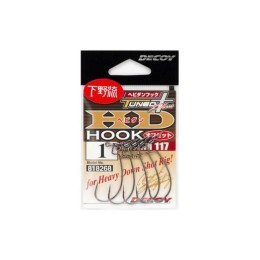 Decoy Offset Worm 117 HD 3/0 horog forgóval 4 db/csg