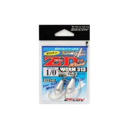 Decoy Offset Worm 313 Zero-Dan Rock #2/0 18gr súlyozott horog 2 db/csg