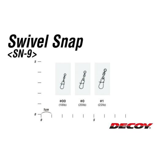 Decoy SN-9 00 18lbs forgókapocs 6 db/csg - Image 3