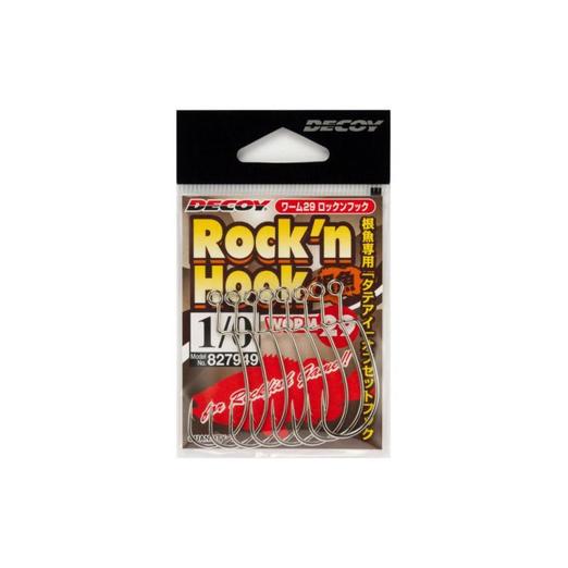 Decoy Offset Worm 29 Rock'n 2 horog 9 db/csg
