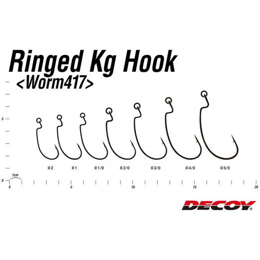 Decoy Offset Worm 417 Ringed KG 1 horog 5 db/csg - Image 3